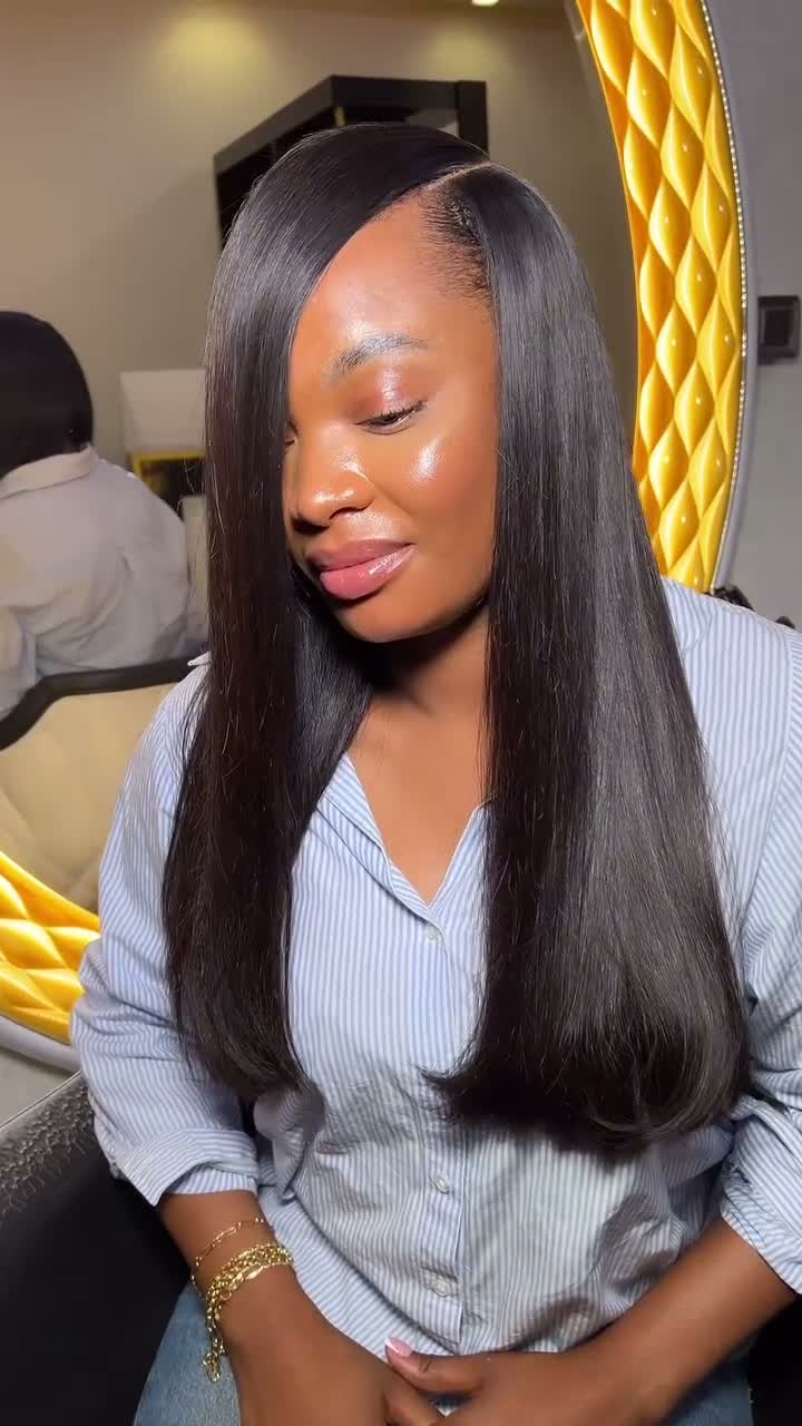 Vidéo Tissage Closure chez Stella Yato Salon