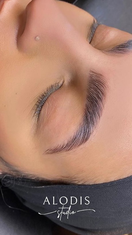 Vidéo Teinture hybride sourcils chez Alodis Studio