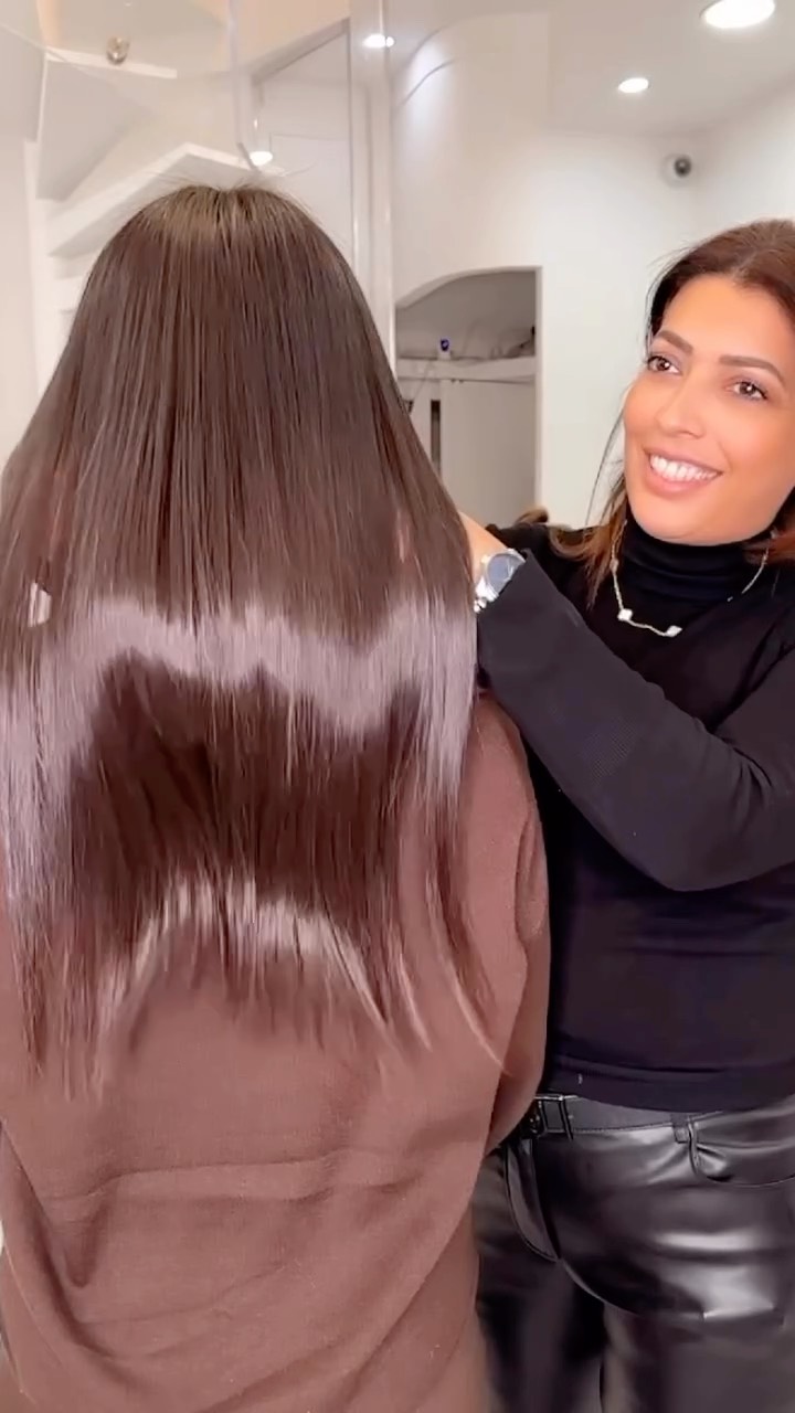 Vidéo Lissage haut de gamme définitif chez Salon Elysées Paris