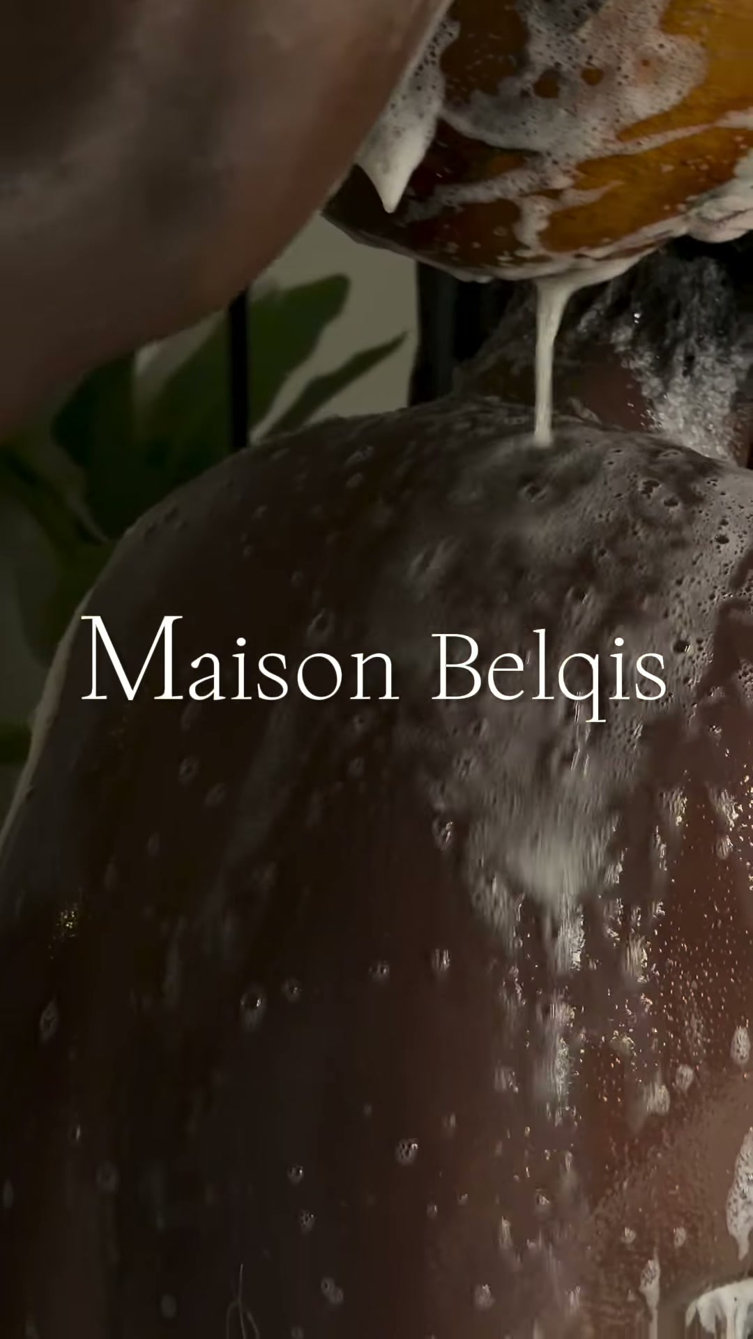 Vidéo Lavage tradionnel africaine chez Maison Belqis