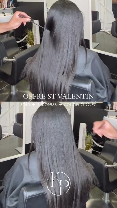 Vidéo Tissage ouvert + brushing chez Keypcia