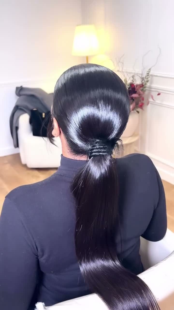 Vidéo Formule ponylace + Lace Frontal 13x6 HD chez Aliyah hair