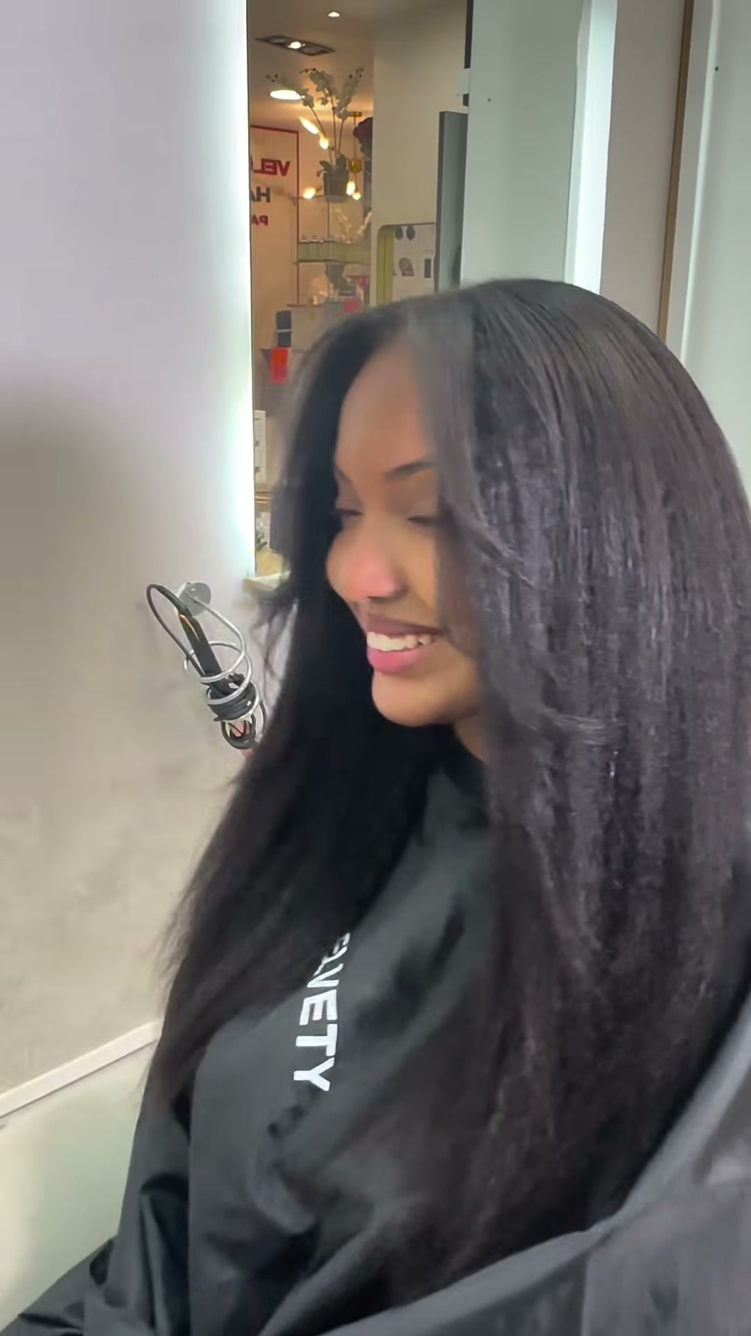 Vidéo Tissage Flip Over chez Velvety Paris
