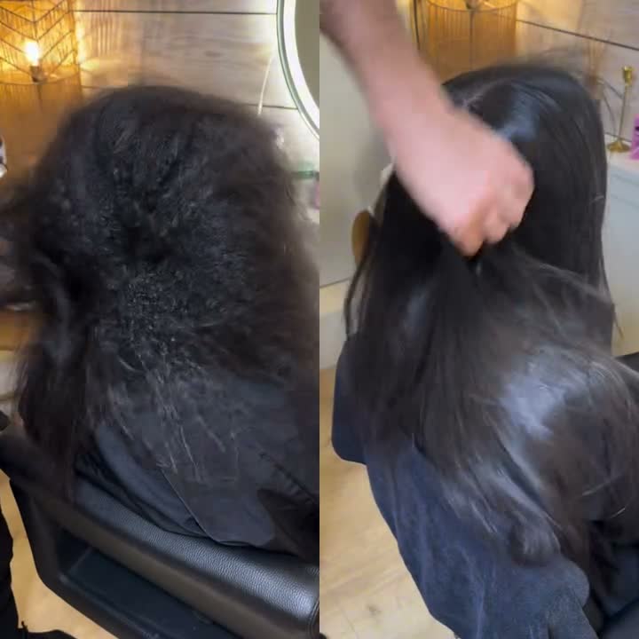 Vidéo Lissage Definitif cheveux courts chez L'ADN du Lissage