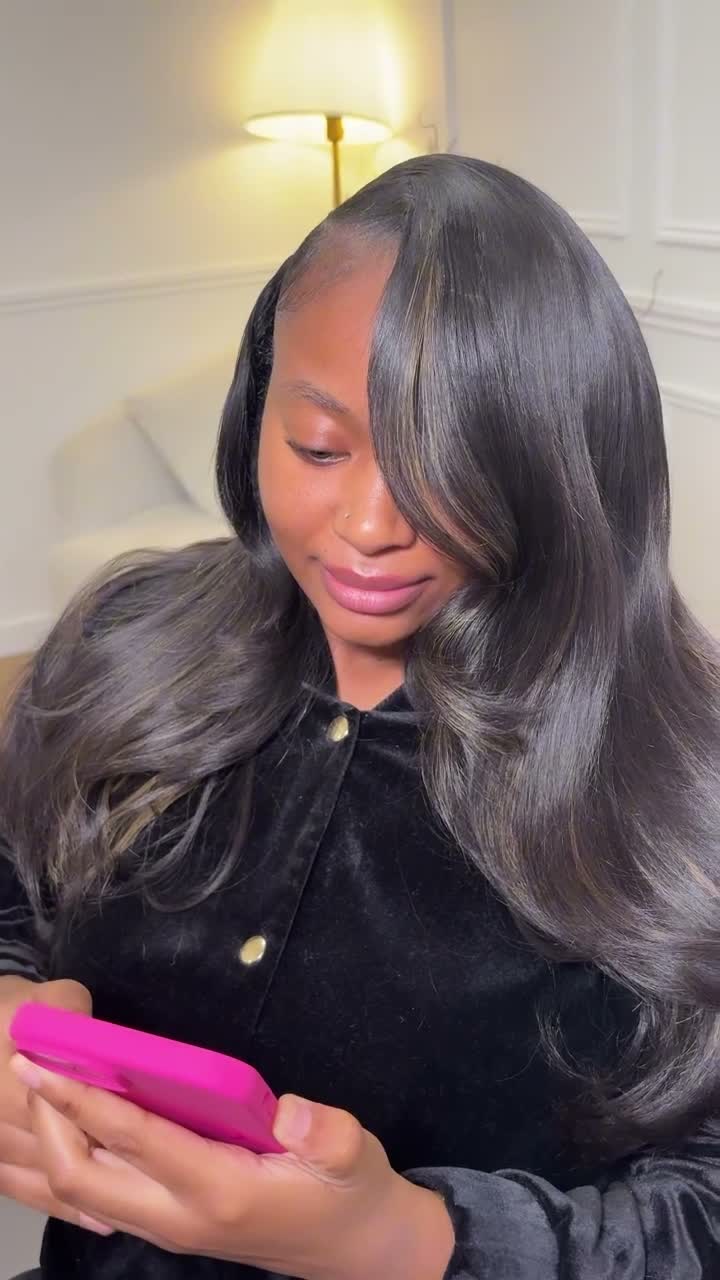 Vidéo Tissage ouvert chez Aliyah hair
