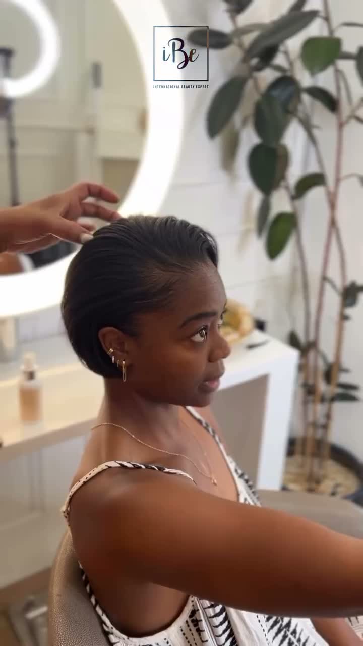 Vidéo Coupe de précision - Haircut chez IBE - International Beauty Expert