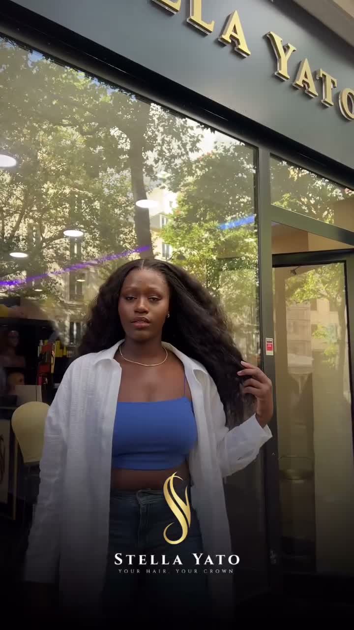 Vidéo Pose Perruque Closure/Frontale/360 chez Stella Yato Salon