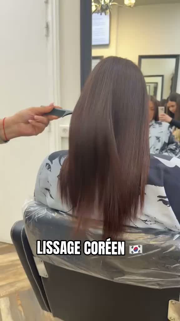 Vidéo Lissage au collagène BIO chez Sarah Lissage Paris