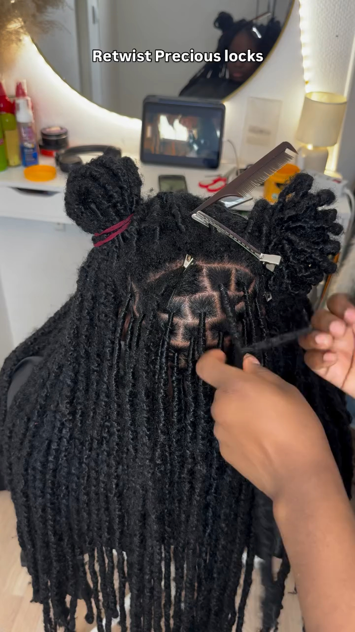 Vidéo Coco twist longueur bas du dos chez Kitoko Gurl