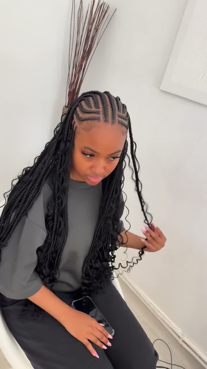Vidéo Nattes Knotless chez G L O R Y COIFFURE