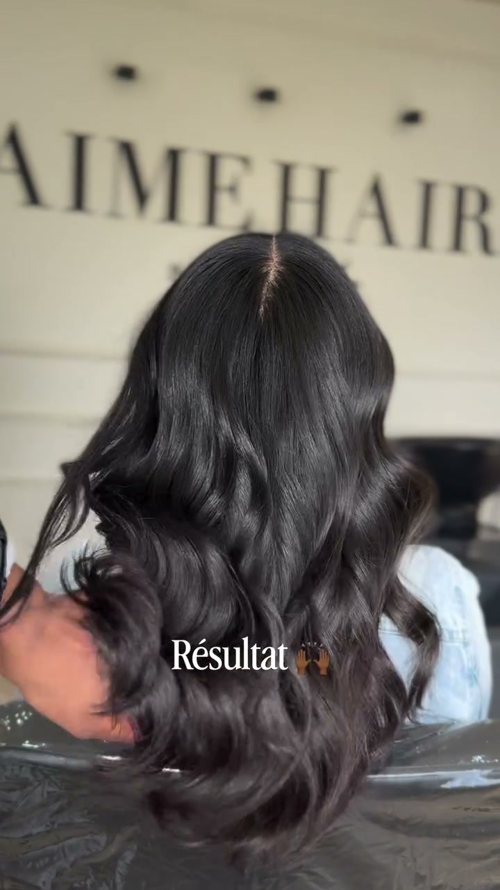 Vidéo Silkpress Long chez AIME HAIR STUDIO