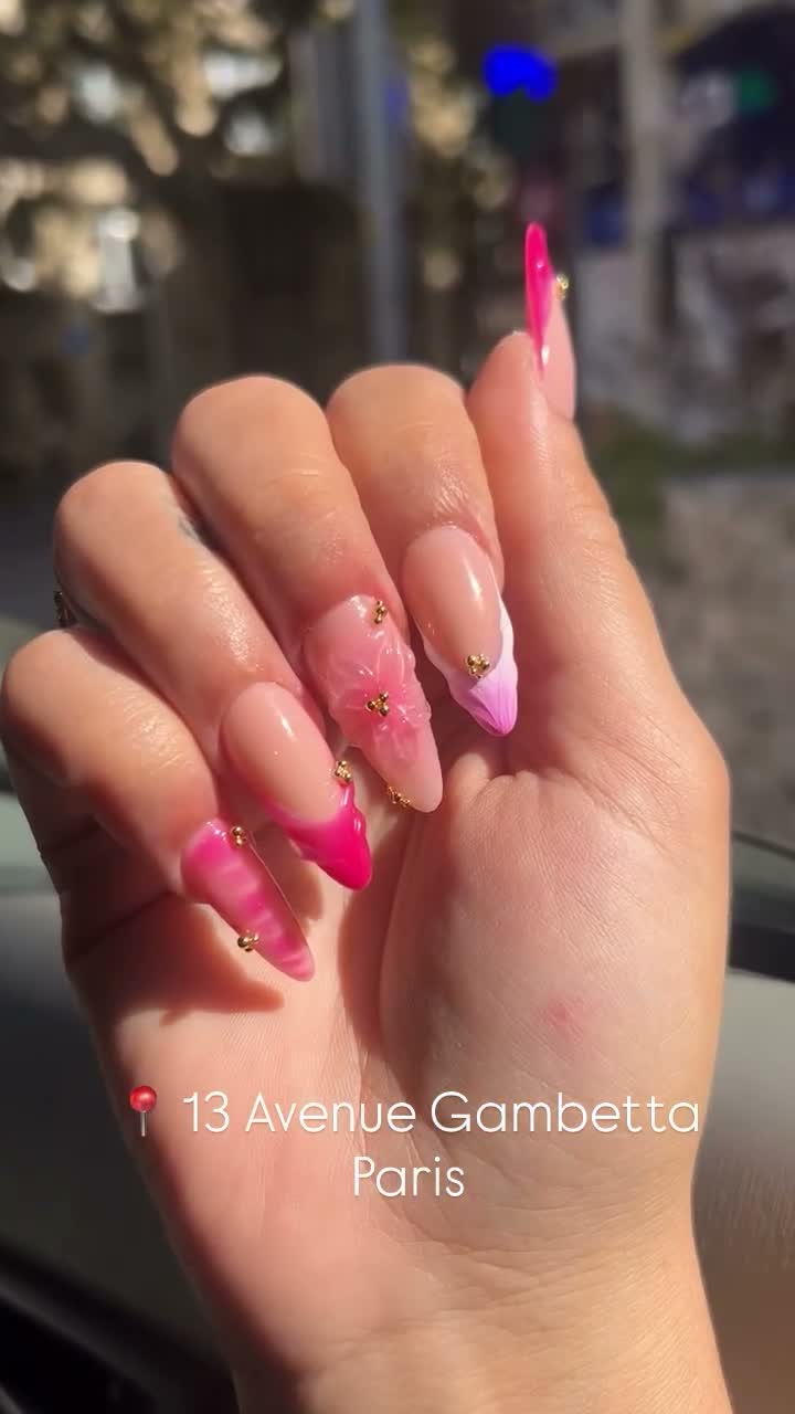 Vidéo Faux ongles avec vernis semi permanent couleur chez Coco beauty Paris