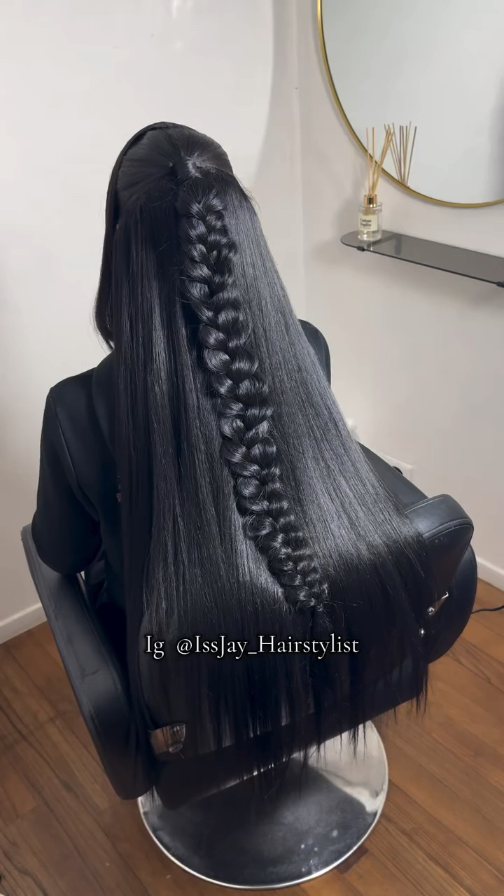 Vidéo Tissage Ouvert 🪡 chez Issjay hairstylist