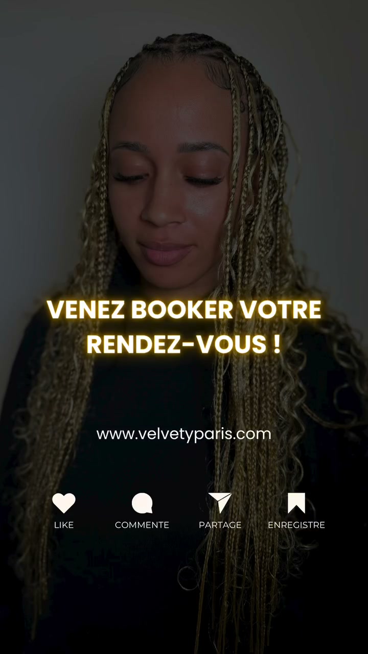 Vidéo Fullani braids chez Velvety Paris