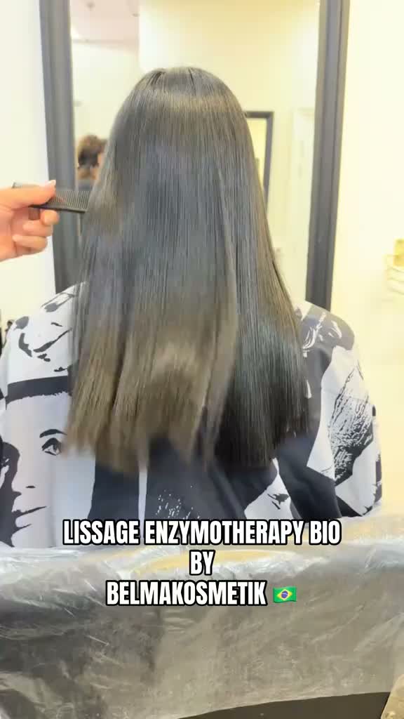 Vidéo Lissage Enzymotherapy Belmakosmetik chez Sarah Lissage Paris